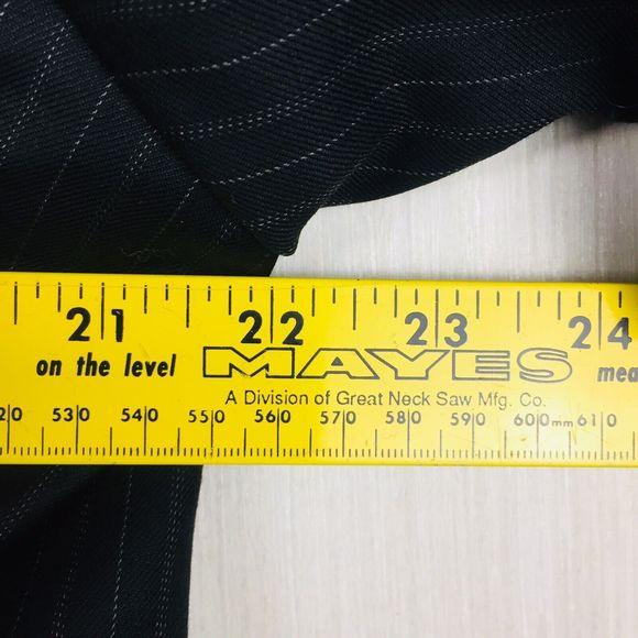 ERMENEGILDO ZEGNA TROFEO Men Black Sport Coat Blazer Gold Wool Size L (54R) - Picture 9 of 12